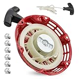 BlueStars 212CC Pull Start Recoil Starter - Compatible with Harbor Freight Predator 69730 69727 212cc 173cc 6.5HP 7HP OHV Engine Power 91520 92207 92208 92210 Go Kart Pit Bike Generator Lawnmower