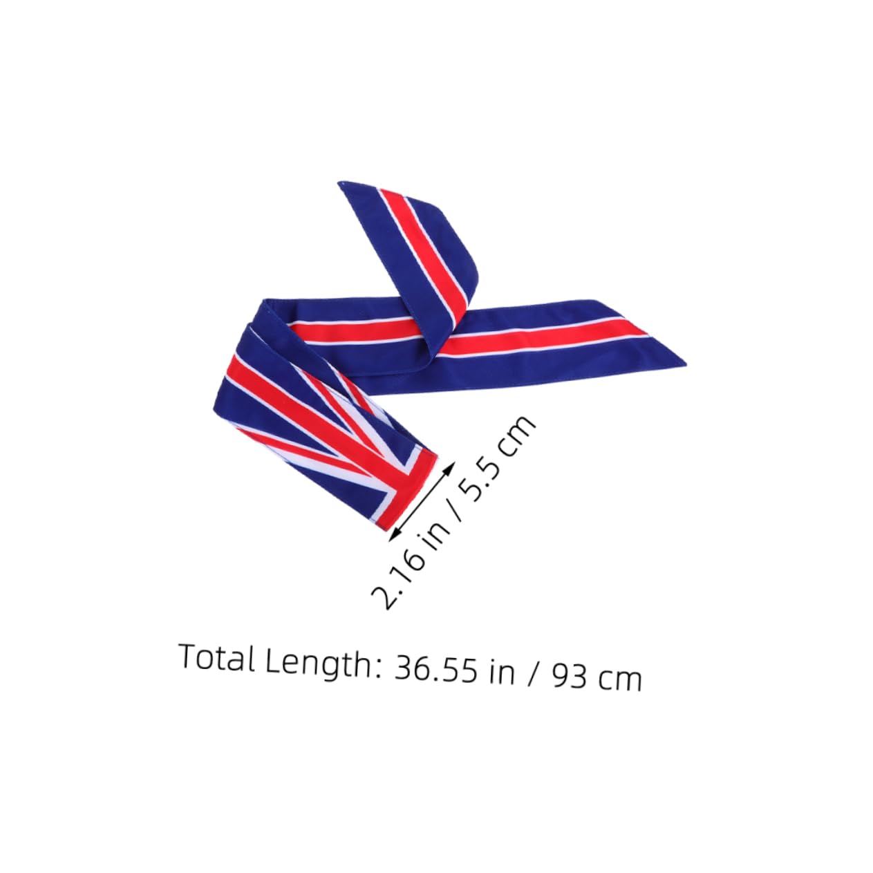 ARTSEWPLY 2 Pcs Flag Print Sports Headscarf Yoga Football Workout Headband for Women Men Wide Sweatband Sweat Management Comfort Fashionable Sports Accessory