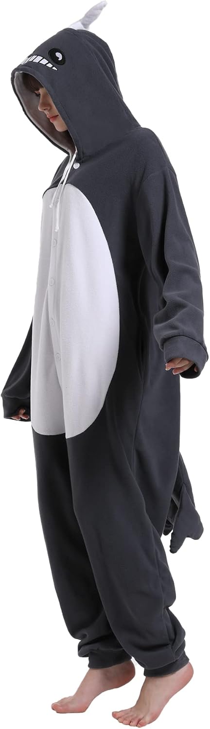 Whale Adult Onesie Animal Pajamas Halloween Cosplay Jumpsui Christmas Costume for Women Men - Image 3