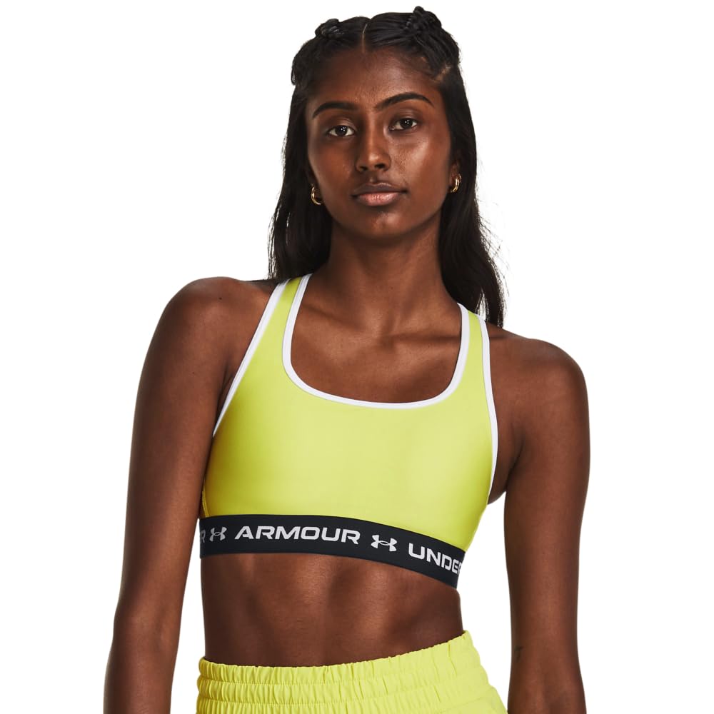 Under Armour Women's Crossback Mid Impact Sports Bra