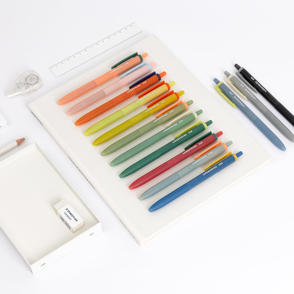 Amazon | LIVEWORK Korea Life&Pieces 0.38mm カラフル お絵かき用