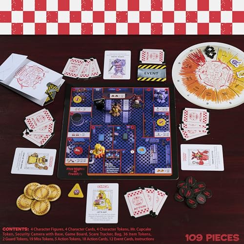 Juego de Mesa Five Nights at Freddy's Night of Frights miniatura 2