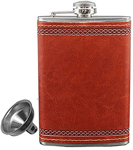 Hip Flask for Alcohol Whiskey Liquor Flask 9 oz with Funnel Personalized Wine Drinking Flasks