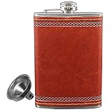 Hip Flask for Alcohol Whiskey Liquor Flask 9 oz with Funnel Personalized Wine Drinking Flasks