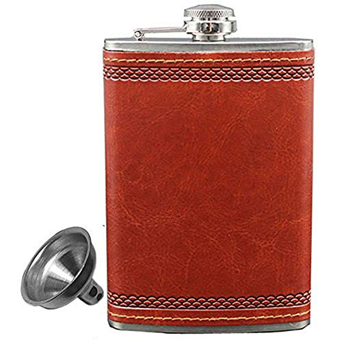 Hip Flask For Alcohol Whiskey Liquor Flask 9 Oz With Funnel Personalized Wine Drinking Flasks #TOP25