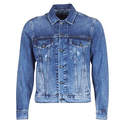 Preisvergleich Produktbild Pepe Jeans Herren Übergangsjacke Pinner Blue Denim L