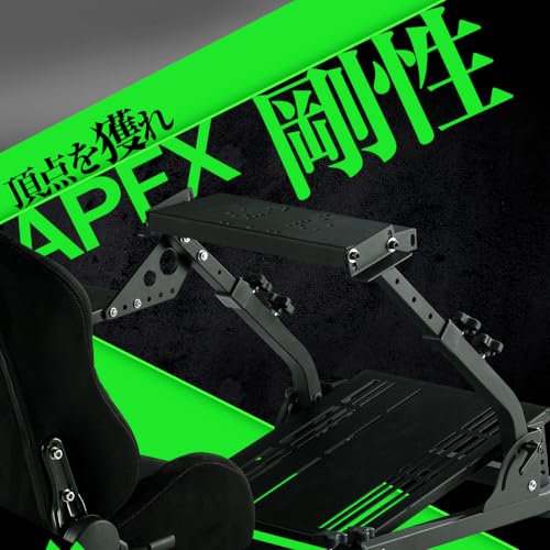 STRASSE レーシングコックピット ALFA ハンコン コックピット ハンコンスタンド キッズ ジュニア カート (Black)