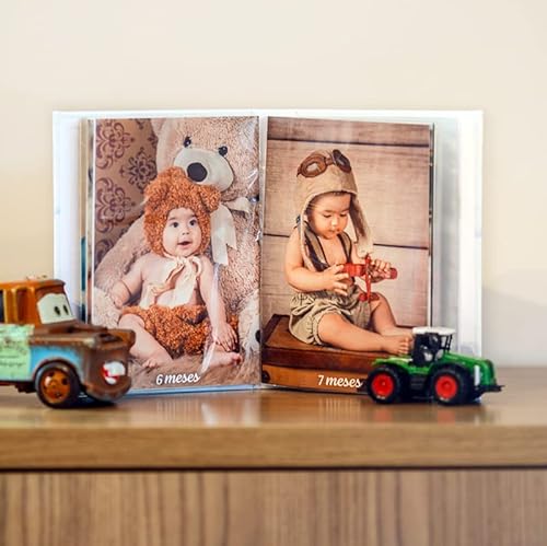 Álbum Acompanhamento Mensal do Bebê 80 fotos 15X21-82