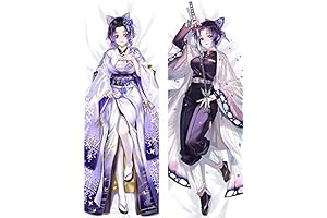 Demon Slayer: Kimetsu no Yaiba Peach Skin Kocho Shinobu Kimono Body Pillow