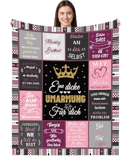 LSGXZS Geschenke für Freundin,Umarmung Kuscheldecken Geschenkegeburtstag...