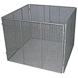 komposterde jumbo 100 x 100 x 80 cm TrendLine Metallkomposter 100 x 100 x 80 cm Gartenkomposter Streckmetall