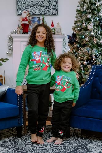 Image of The Elf on the Shelf Christmas Fleece Sweatshirt and Jogger Pants Outfit Set Little Kid to Big Kid Sizes (4-18-20)