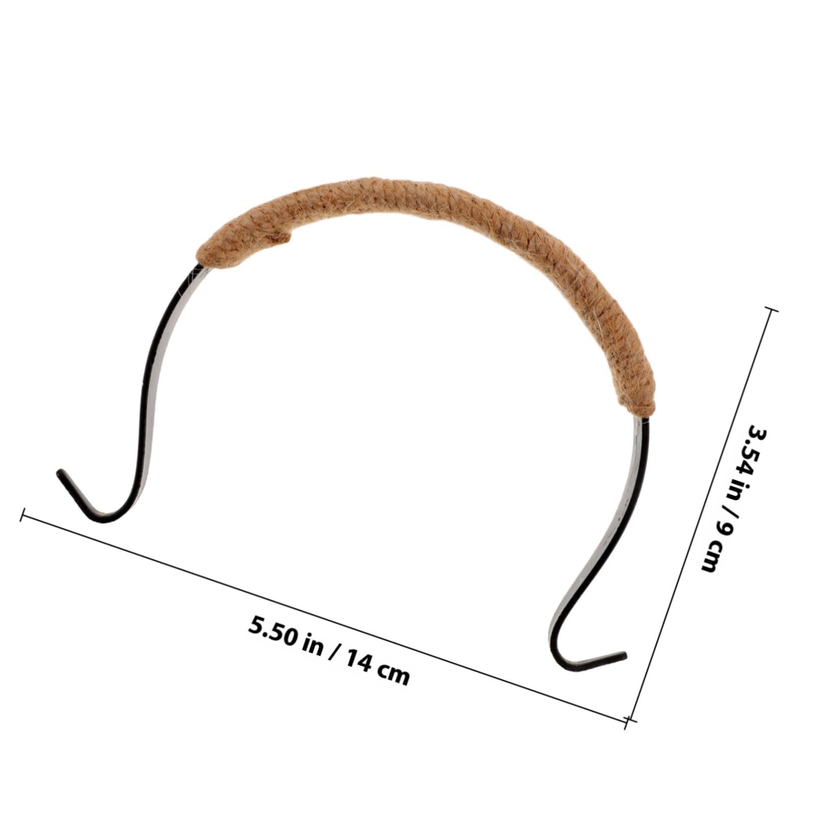 Homoyoyo 2 piezas Mango de Tetera Ergonómico Resistente al Calor Asas Cuerda de Cáñamo para Reemplazo de Tetera Soporte Duradero para Ollas Grandes Color Negro