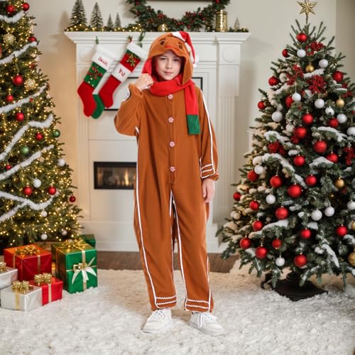 Disfraz de Niño de Hombre de Jengibre para Navidad miniatura 6