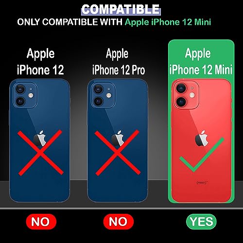 Image of Amazon Brand - Solimo Shockproof Mobile Cover for Apple iPhone 12 Mini (360 Degree Protection | Protective Design | Anti-Scratch Tough Slim TPU Case), Black