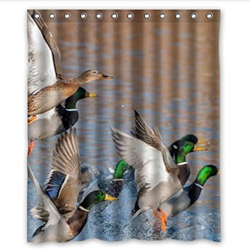 Afagahahs Fashion Beauty Mallard Ducks Bathroom Shower Curtain Bathroom Decor 72 x 72 in