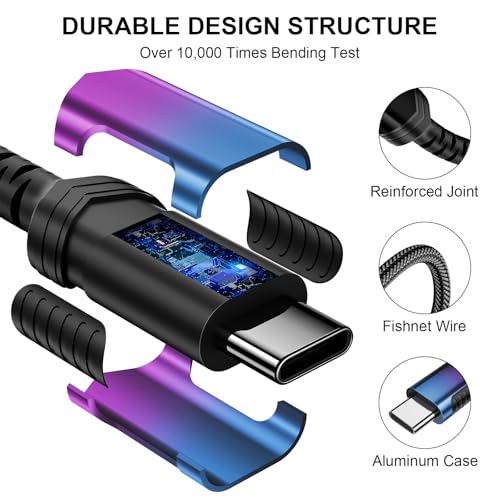 Image of Audio Adapter for Samsung Galaxy S25 S25+ S25 Ultra,USB C to 3.5 mm Headphone Adapter for iPad 10, 12CM 3.5 Audio Jack Braided Type C Dongle DAC Adapter for iPhone 16E 16 Samsung A53 A54 A35