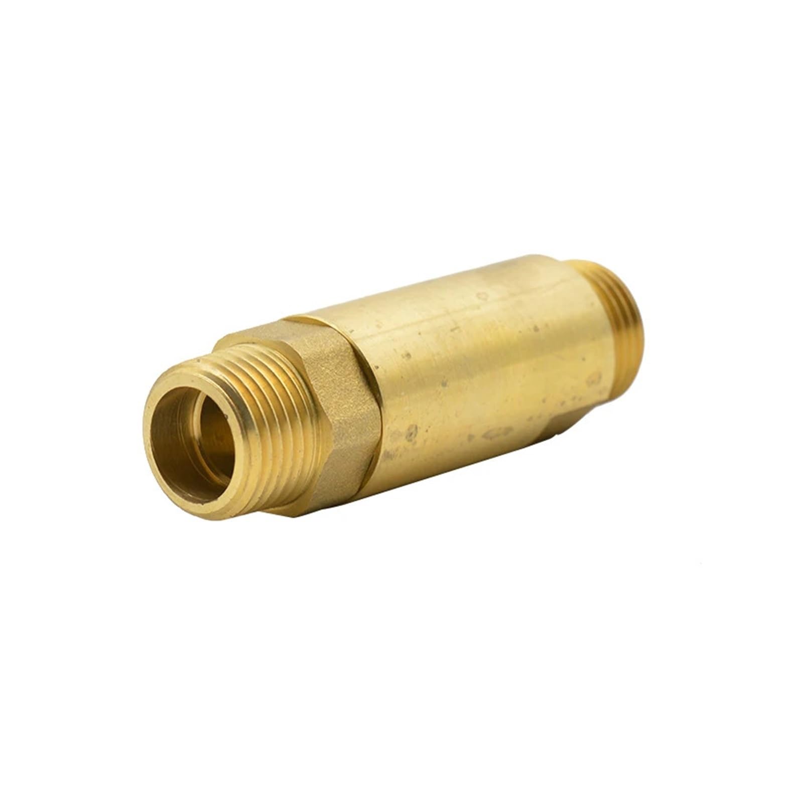 Raccord laiton antigel 1/2 mâle-mâle robuste et droit pour l'arrosage