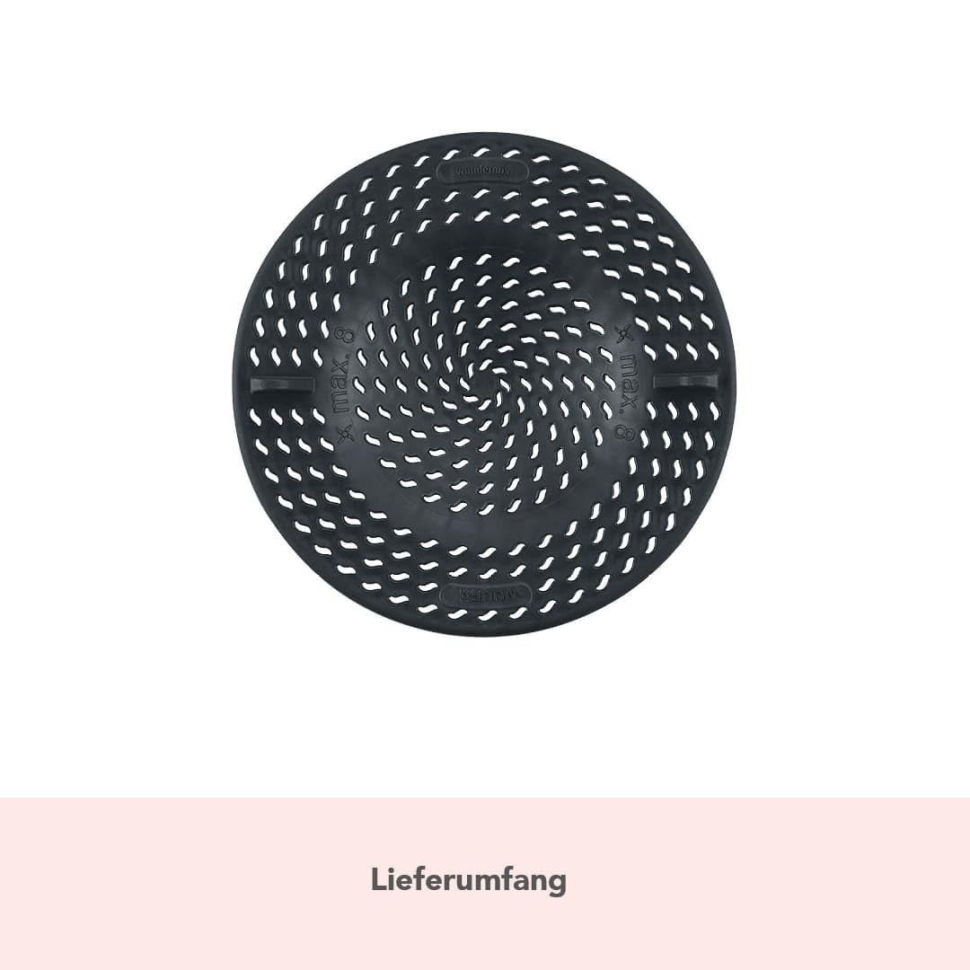 Wundermix - WUUFO® Splash Guard for Thermomix & Monsieur Cuisine • Splash Guard Strainer for TM6 / TM5 / TM31 / MC Smart/MC Trend/MC Connect • Thermomix Accessories • Monsieur Cuisine Accessories