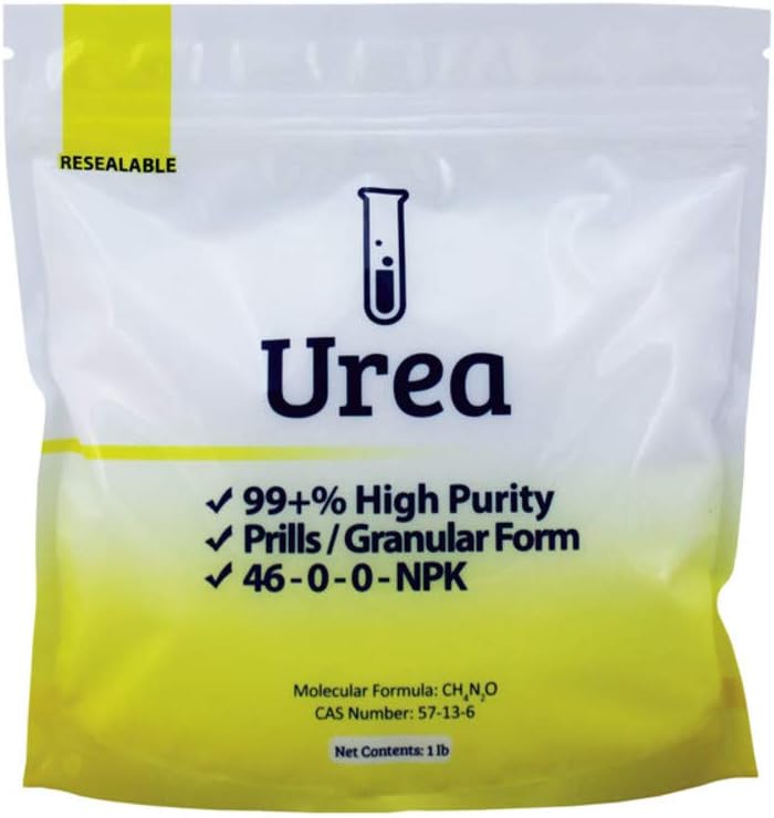 1 lb Prilled Urea 46.0% Minimum Nitrogen Commercial Grade 98.5+% Purity (urea1f)
