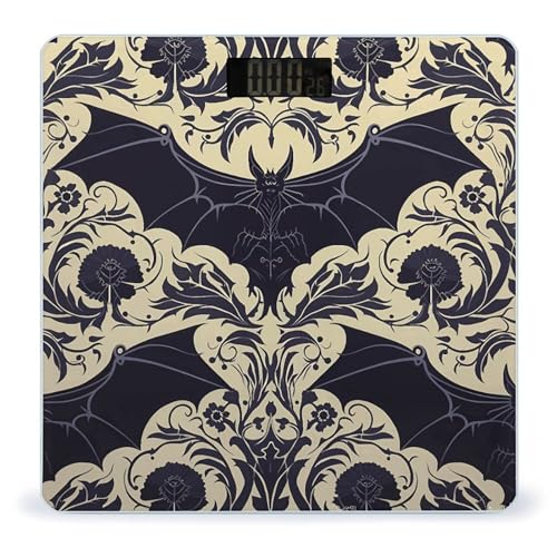 Báscula Digital Bat Pattern para Baño 26 x 26 cm miniatura 1