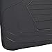 Motor Trend FlexTough Black SUV Cargo Liner & Car Trunk Mat - Universal Trim-to-Fit All Weather Cargo Mats for Back of SUV - SUV Trunk Mat & Trunk Liner Floor Mat Cargo Cover - Trunk Cover