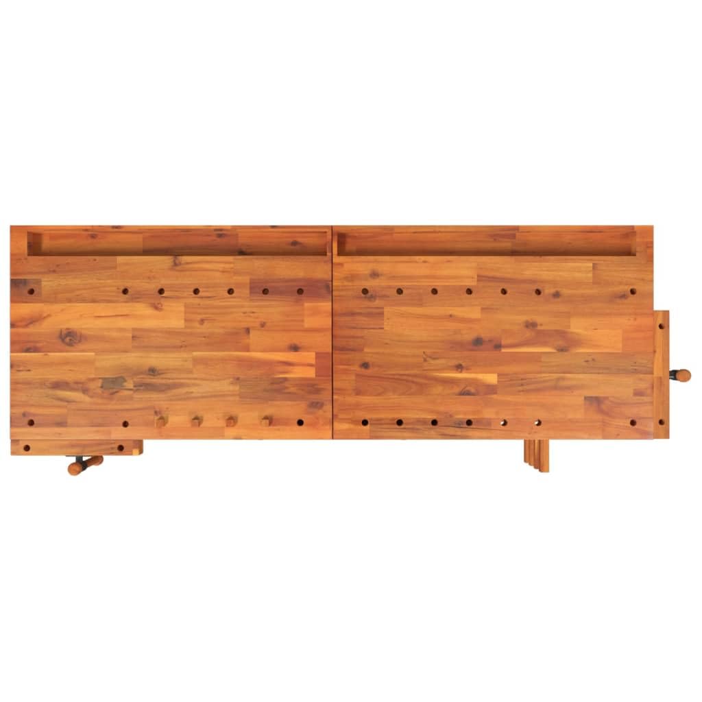 Genérico Banco de Trabajo cajones y Tornillos Banco Madera 192x62x83 cm,Bricolaje,Accesorios de Bricolaje,Organización y Almacenamiento de Herramientas,Mesas de trabajo-153326
