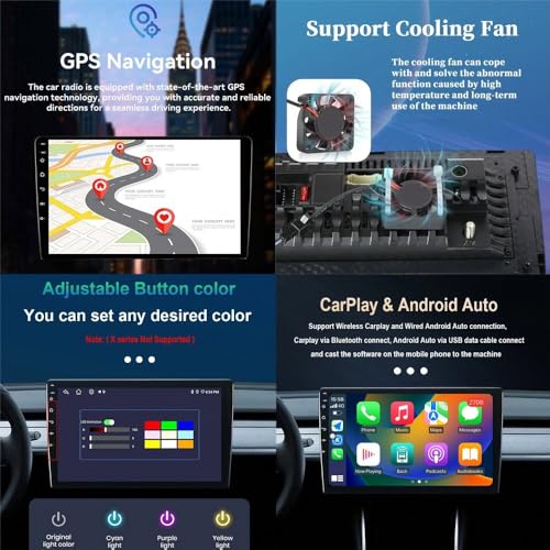 Radio 2 DIN para Hyundai H350 Solati con Carplay inalámbrico pantalla HD y cámara de visión trasera 6