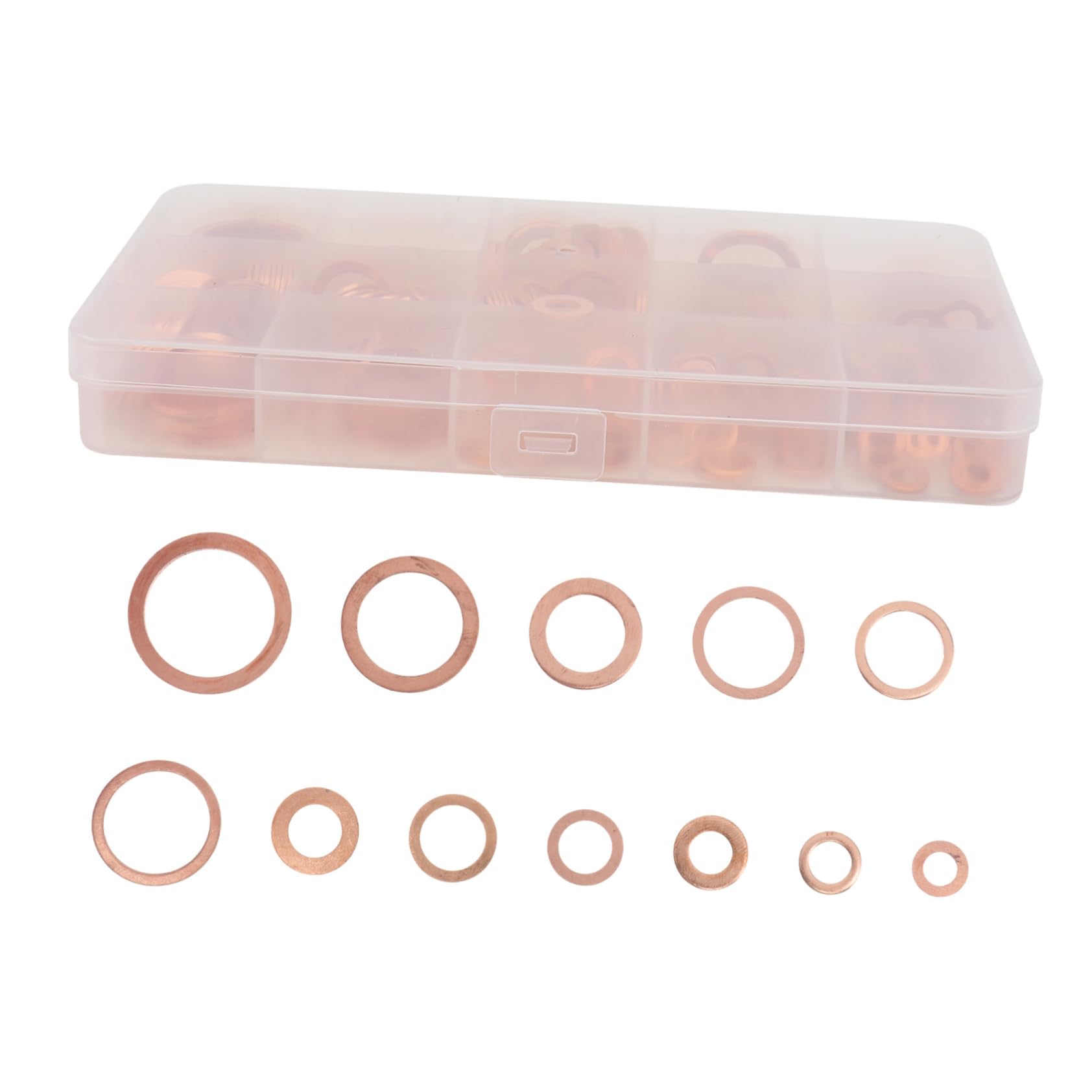 Rondelle Piatte in Rame M5 M8 M10 M14 M20 280 Pezzi