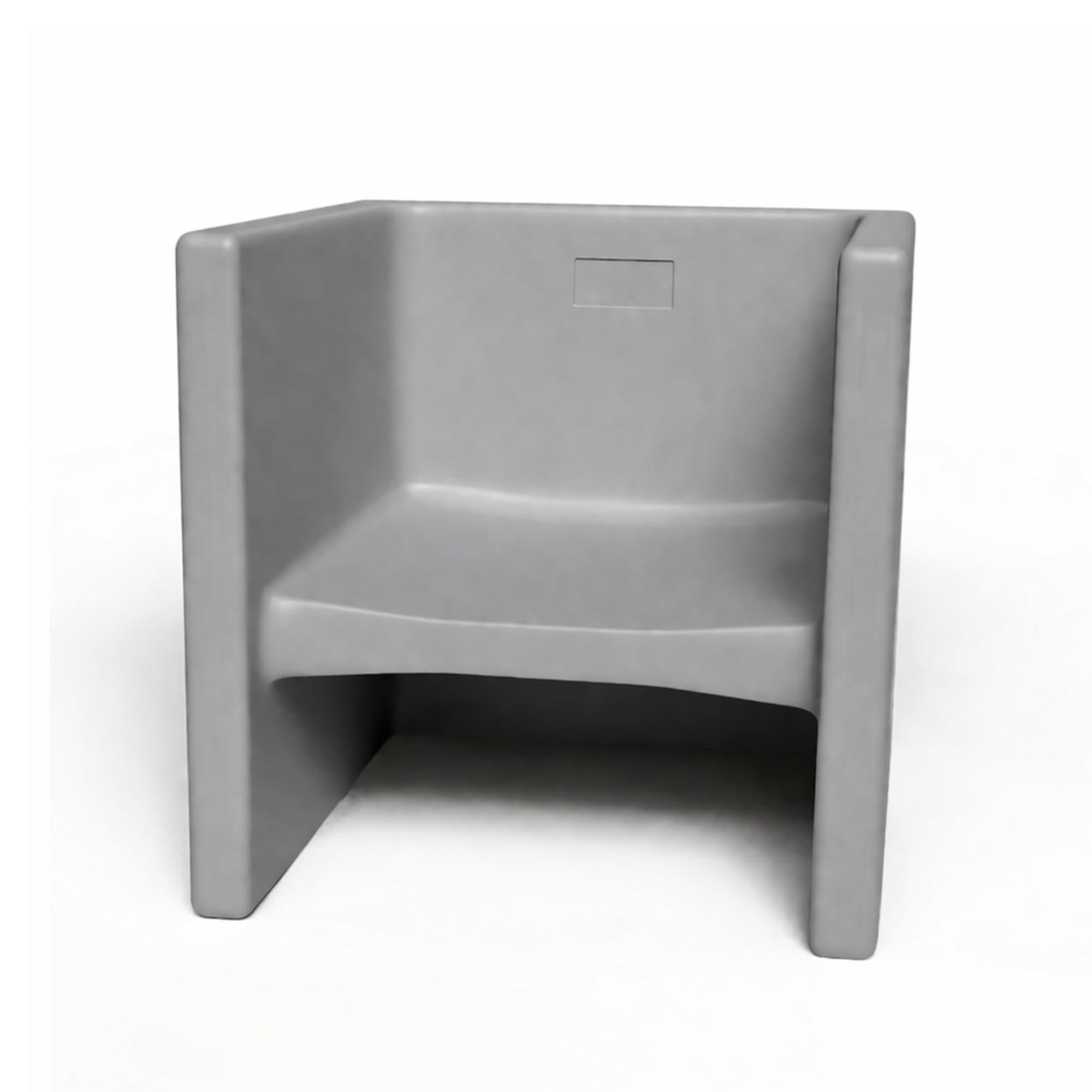 Children's Factory 3-in-1 Cube Chairs for Kids, Kids Chair, Gray, 1
