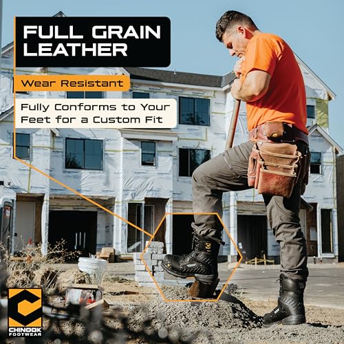 Footwear Scorpion 9" Composite Toe Industrial & Construction Waterproof Work Boots3