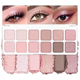 AMY'S DIARY 12Color Light Pink Purple Eyeshadow Palette, Long-Lasting, and Highly Pigmented. Elevate Your Eye Makeup– Unleash Your Unique Style (07#)