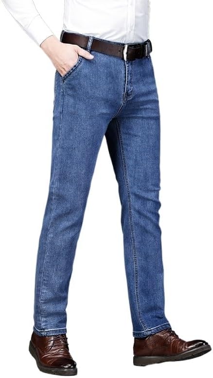 Four Season High-Waisted Business Casual Solid Color Jeans