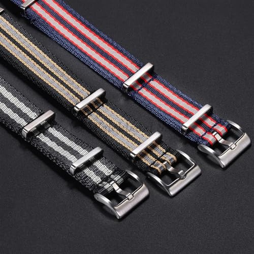 GUMMMY Bracelet nylon 20mm haute densité pour montre Omega Seamaster 007