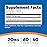 Nutricost PQQ (Pyrroloquinoline Quinone) 20mg, 60 Capsules (2 Bottles) - Veggie Capsules, Non-GMO, Gluten Free