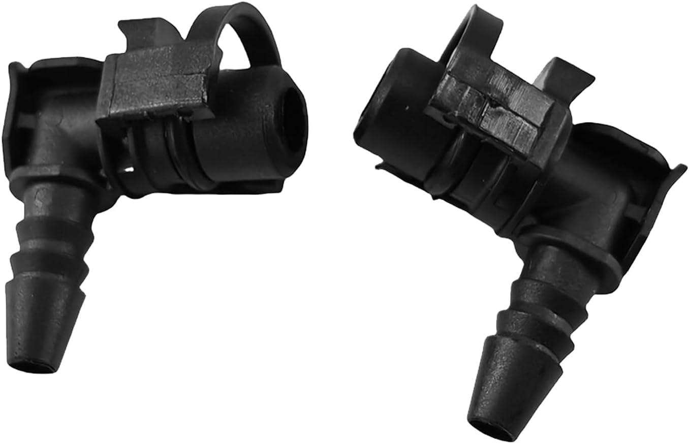 2 Pack Throttle Valve Thermostat Body Heater Water Coolant Pipe Fitting Hose Wiring Connectors with 4 Clamps Fit for Chevy Cruze Sonic Trax Buick Encore Replace 55354565 55574685 96968694