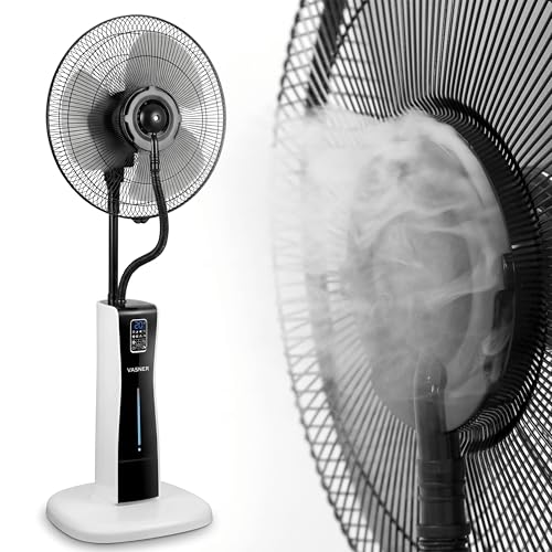 VASNER Cooly Standventilator mit Sprühnebel – Ventilator Leise...