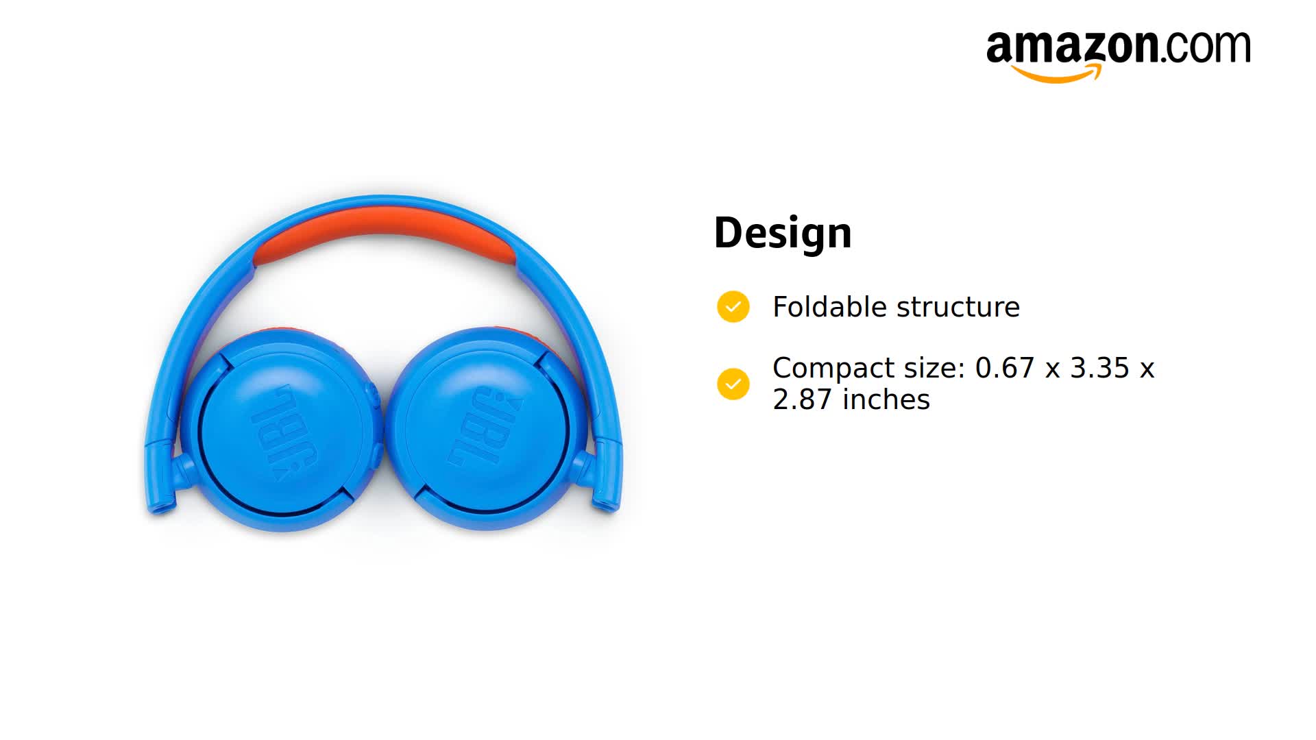 Amazon.com: JBL JR 300BT On-Ear Wireless Bluetooth Headphones