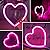 Pink Heart Neon Sign, LED Light Battery Operated or USB Powered Decorations Lamp, Table and Wall Decoration Light for Dorm Classroom Girl's Room Mothers Day Valentines Day Party Birthday Home Décor