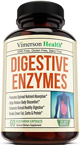 Digestive Enzymes with Probiotics. Advanced Natural Multi Enzyme Supplement for Better Digestion