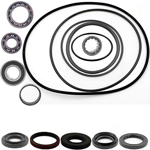 East Lake Axle Rear differential bearing & seal kit compatible with Suzuki 250 Ozark/Quadsport 2002 2003 2004 2005 2006 2007 2008 2009 2010 2011 2012 2013 2014