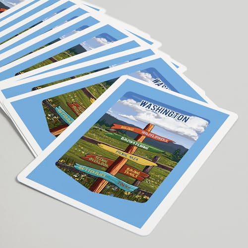 Lantern Press naipes de póker con caja y 52 cartas miniatura 5