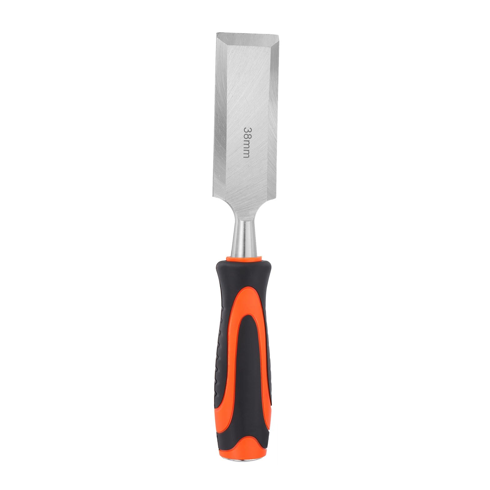sourcing map Wood Chisel 38mm CR-V Steel Beveled Edge Blade Wood Working Chisel Woodworking Tools with Plastic Handle for Carving Woodworking DIY Projects