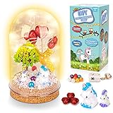 【Eltern-Kind-Interaktion】Eltern und Kinder können zusammen erstellen. Das Erstellen dauert nur 10-20 Minuten. Legen Sie es dann beiseite und warten Sie mit dem Kind, bis der Kleber getrocknet ist. Perfekte Produktion macht Eltern und Kinder glücklicher. Kinder können ihre Fantasie und Kreativität bei der Erstellung des diy set einsetzen. Dies ist die ideale Märchenwelt für 4 5 6 7 Jahre Junge und Mädchen! Fügen Sie schnell Ihre Wahl hinzu und geben Sie den Kindern im Urlaub Geschenke!
