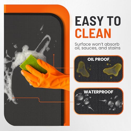 Under Grill Mats for Outdoor Grill (48 x 30 inch) Double-Sided Mat for Under Fire Pit Mat the Perfect Grill Matt for Outdoor Grill Deck Protector and BBQ Matt for Under Grill Mat for Deck by Linda's Essentials - Used condition - Image 5