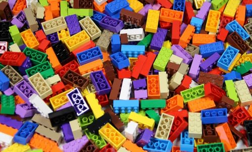 Image of 251 Pieces Classic Blocks for Kids Bricks 2X4-9 Colors, Building Blocks Creative Play Set for Ages 3 and Up, 100% Compatible with All Major Brick Brands,Building Blocks for All Ages
