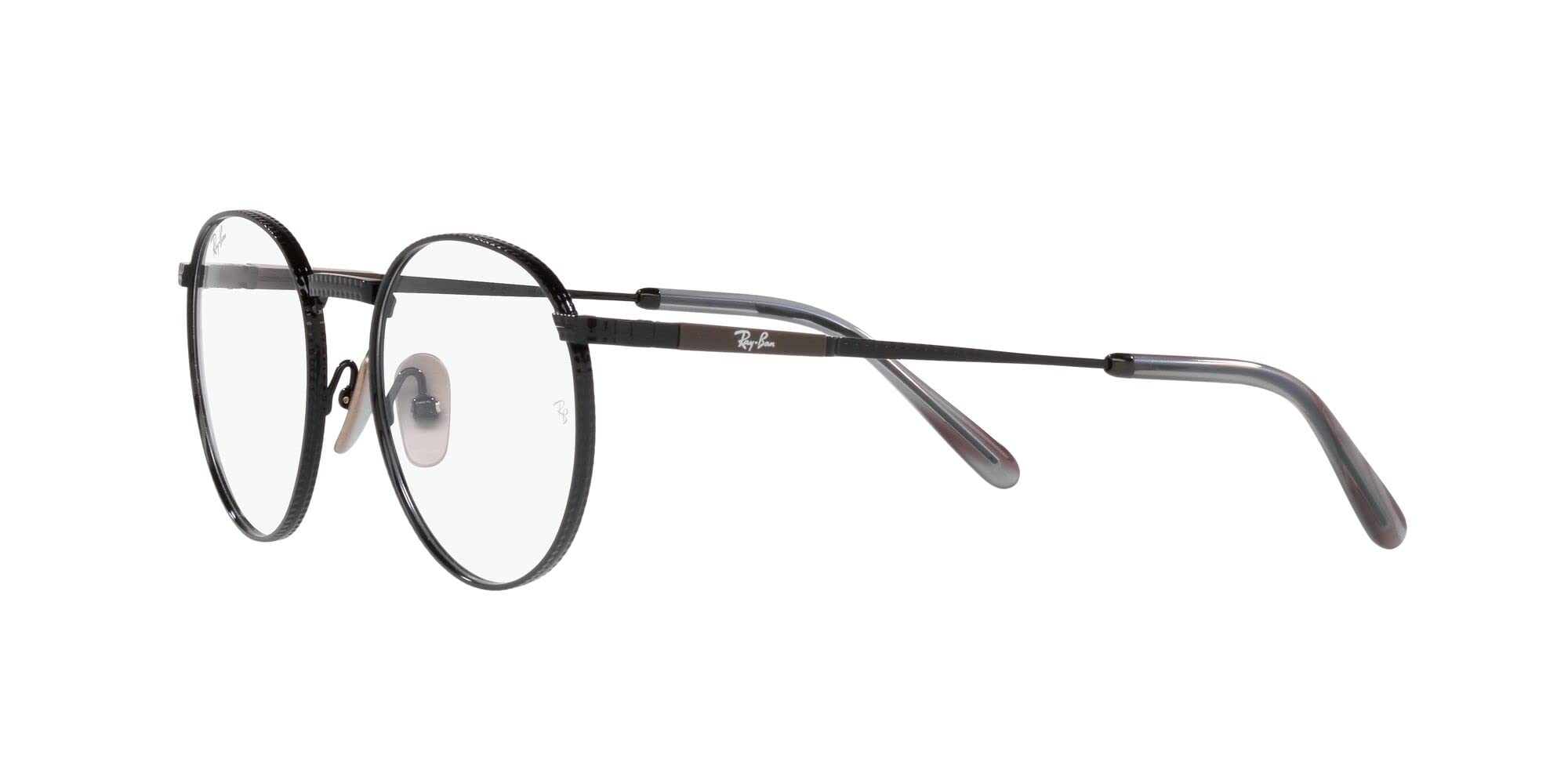 Ray-Ban Rx8237v okrągłe tytanowe oprawki do okularów korekcyjnych