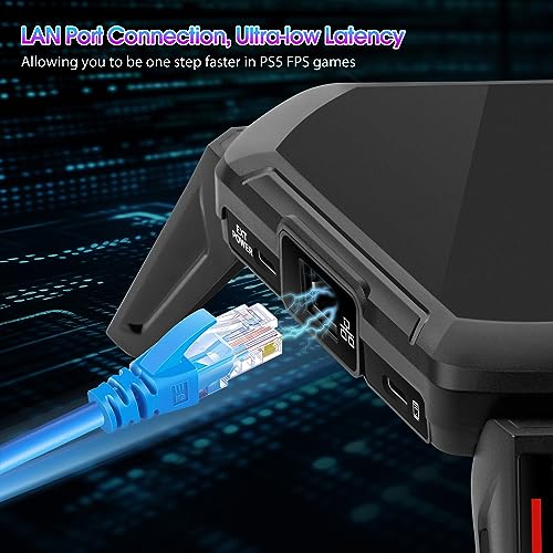 Emulador de controlador HYCARUS Adaptador de teclado e mouse PS5. Suporta todos os jogos PS5 com ada