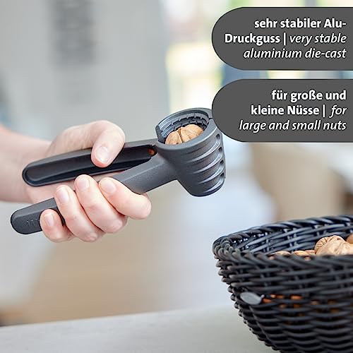 Westmark Nutcracker Nussprofi – Sturdy Nutcracker for Walnuts, Brazil Nuts and Hazelnuts, Easy to use, incl. clamp to Hold The Tongs Together – Aluminium - Image 5