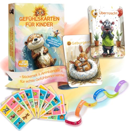 Printara Gefühlskarten Kinder 50 Karten